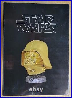 Star Wars Gentle Giant Gold Darth Vader Helmet Scaled Replica 2009 Guild Gift