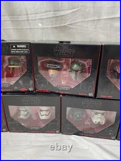 Star Wars Hasbro Black Series Helmet Sets Of 9