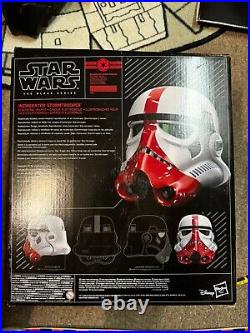 Star Wars Hasbro Black Series Incinerator Storm Trooper Helmet With Box