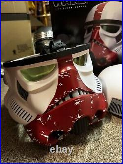 Star Wars Hasbro Black Series Incinerator Storm Trooper Helmet With Box