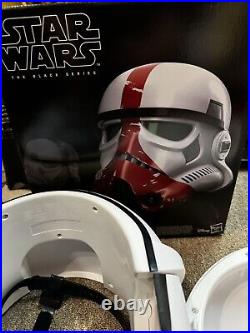 Star Wars Hasbro Black Series Incinerator Storm Trooper Helmet With Box