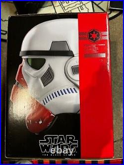 Star Wars Hasbro Black Series Incinerator Storm Trooper Helmet With Box