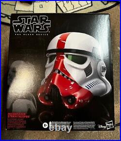 Star Wars Hasbro Black Series Incinerator Storm Trooper Helmet With Box