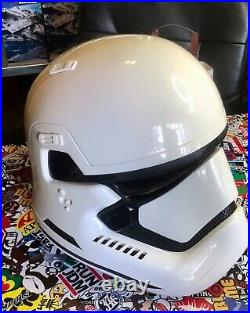 Star Wars Helmet Stormtrooper First Order Scale 11 Size Real IN Good Condition