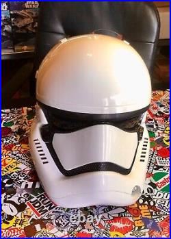 Star Wars Helmet Stormtrooper First Order Scale 11 Size Real IN Good Condition