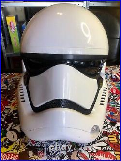 Star Wars Helmet Stormtrooper First Order Scale 11 Size Real IN Good Condition