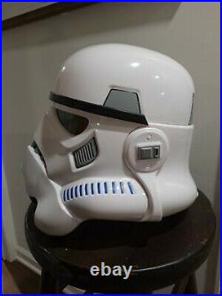 Star Wars Imperial Stormtrooper Helmet For Parts not working As Is Black Series