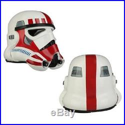 Star Wars Imperial Stormtrooper TK Shock Trooper Red Variant Helmet Prop ANOVOS
