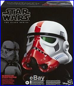 Star Wars -Incinerator Helmet Stormtrooper Black Series Electronic -Premium