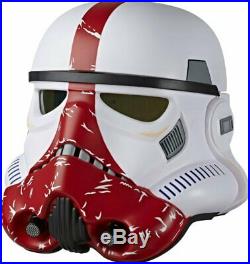Star Wars -Incinerator Helmet Stormtrooper Black Series Electronic -Premium