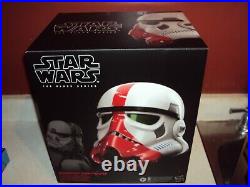 Star Wars Incinerator Stormtrooper Electronic Helmet Black Series Sealed In Hand