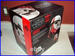 Star Wars Incinerator Stormtrooper Electronic Helmet Black Series Sealed In Hand