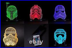 Star Wars Lamp/Boba Fett/Pilot Helmet/Captain Plasma/Storm trooper/Scout Trooper