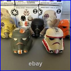 Star Wars Legions Stormtrooper Helmet Series 2 Disney Vinylmation Set Of 6