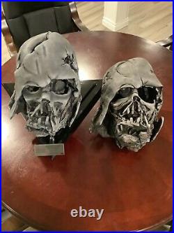 Star Wars Life Size Melted Darth Vader Helmet TFA The Force Awakens Prop Replica