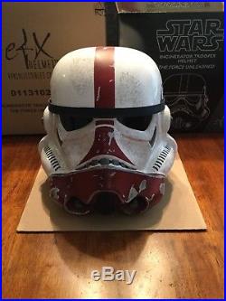 Star Wars Lifesize EFX Incinerator Stormtrooper Helmet The Force Unleashed prop