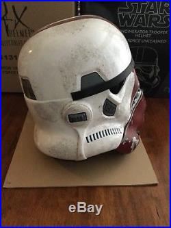 Star Wars Lifesize EFX Incinerator Stormtrooper Helmet The Force Unleashed prop