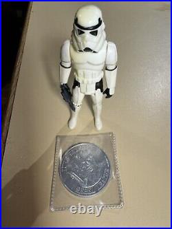 Star Wars Luke Skywalker Stormtrooper Disguise Last 17 POTF 1984 COMPLETE + COIN