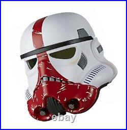 Star Wars Mandalorian Incinerator Stormtrooper Premium Electronic Helmet