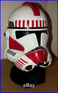 Star Wars Master Replicas. 45 Scaled Shock Trooper Helmet UK Exclusive Replica