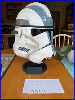 Star Wars Master Replicas 501st Clone Helmet (Weathered)