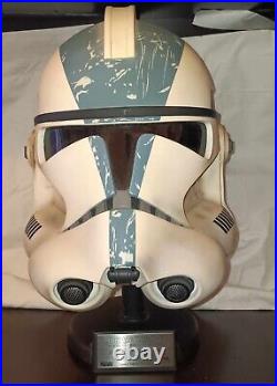 Star Wars Master Replicas 501st Legion Clone Helmet (Weathered) LIMITED EDITION