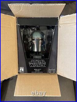 Star Wars Master Replicas BOBA FETT SW-359.45 Scaled Helmet RARE MINT