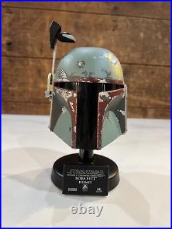 Star Wars Master Replicas BOBA FETT SW-359 Scaled Helmet RARE MINT