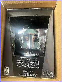 Star Wars Master Replicas Boba Fett Helmet. 45 Scale