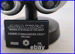 Star Wars Master Replicas Clone Commander Gree Mini Helmet