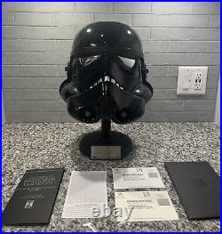 Star Wars Master Replicas LE Shadow Stormtrooper Helmet CS Exclusive 137/500 NR