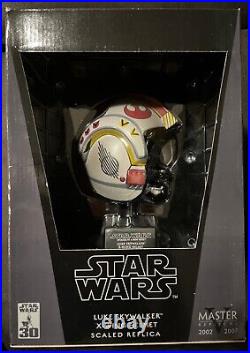 Star Wars Master Replicas Luke Skywalker X-Wing SW-358.45 Helmet RARE MINT