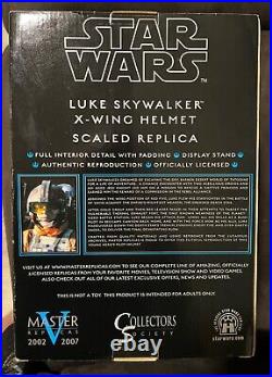 Star Wars Master Replicas Luke Skywalker X-Wing SW-358.45 Helmet RARE MINT