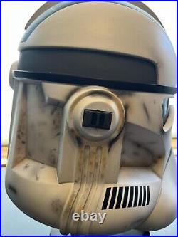 Star Wars Master Replicas ROTS 501st Legion Trooper Weathered Clone Helmet