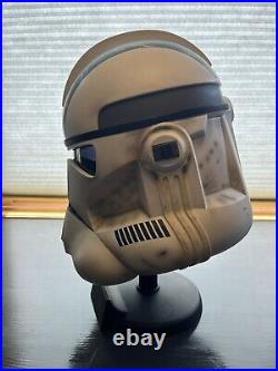 Star Wars Master Replicas ROTS 501st Legion Trooper Weathered Clone Helmet