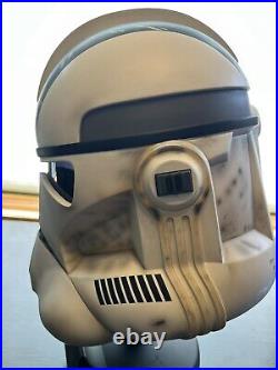 Star Wars Master Replicas ROTS 501st Legion Trooper Weathered Clone Helmet