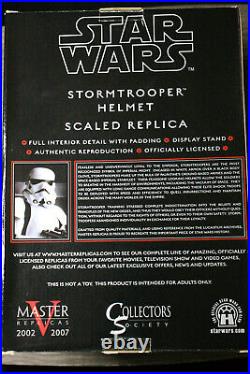 Star Wars Master Replicas Stormtrooper Scaled Helmet Episode IV A New Hope