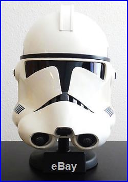 Star Wars Master Replicas Sw-144 Clone Trooper Helmet Bust Figure Statue Le Mint