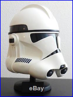 Star Wars Master Replicas Sw-144 Clone Trooper Helmet Bust Figure Statue Le Mint