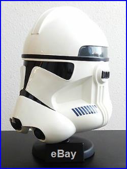Star Wars Master Replicas Sw-144 Clone Trooper Helmet Bust Figure Statue Le Rare