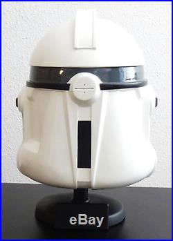 Star Wars Master Replicas Sw-144 Clone Trooper Helmet Bust Figure Statue Le Rare