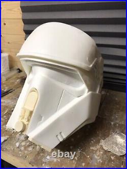Star Wars RO The Mandalorian Raw Cast Shoretrooper / Stormtrooper Helmet Armour