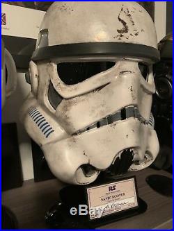 Star Wars RS Prop Masters ANH Stormtrooper Helmet Sandtrooper ANOVOS EFX