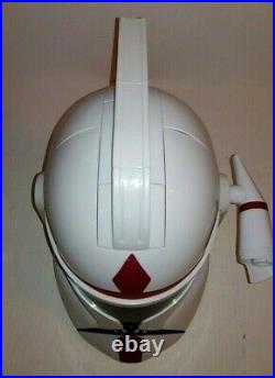 Star Wars Red Clone Stormtrooper Talking Voice Change Helmet With Light 2008 Rare