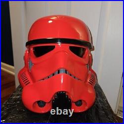 Star Wars Red Stormtrooper Prop Replica Collectible Helmet