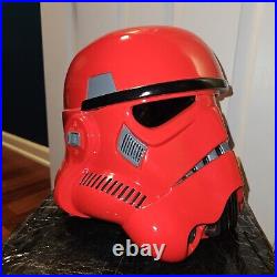 Star Wars Red Stormtrooper Prop Replica Collectible Helmet