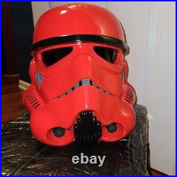 Star Wars Red Stormtrooper Prop Replica Collectible Helmet