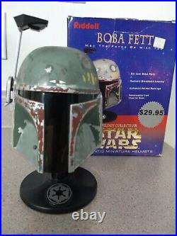 Star Wars Riddell Boba Fett Mini Helmet