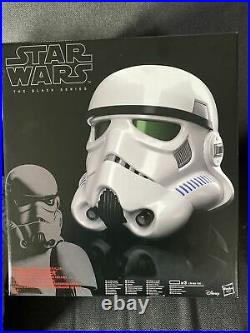 Star Wars Rogue One Black Series Stormtrooper Voice Changer Helmet B7097