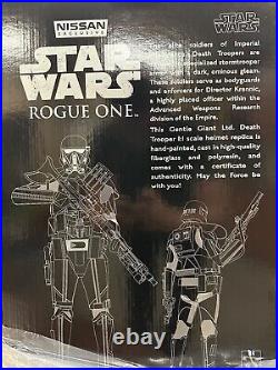 Star Wars Rogue One Death Trooper Helmet Authentic Nissan Exclusive #3847